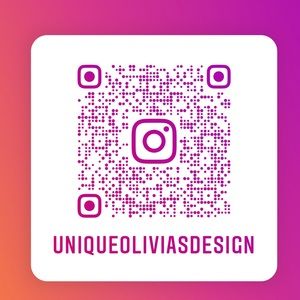 Follow me on Instagram @uniqueoliviasdesign